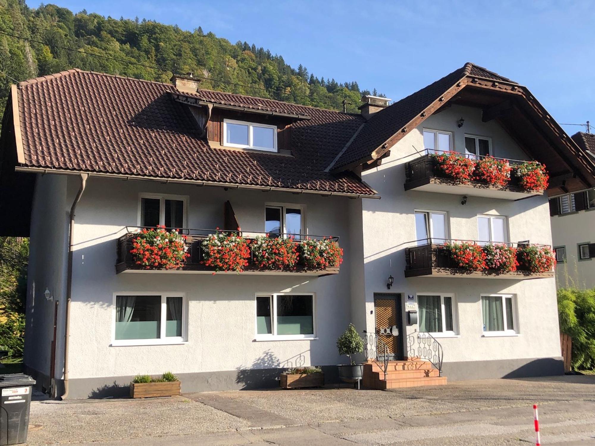 Appartement Brettljause Ferienhaus Fuenf Sinne デーブリアッハ エクステリア 写真