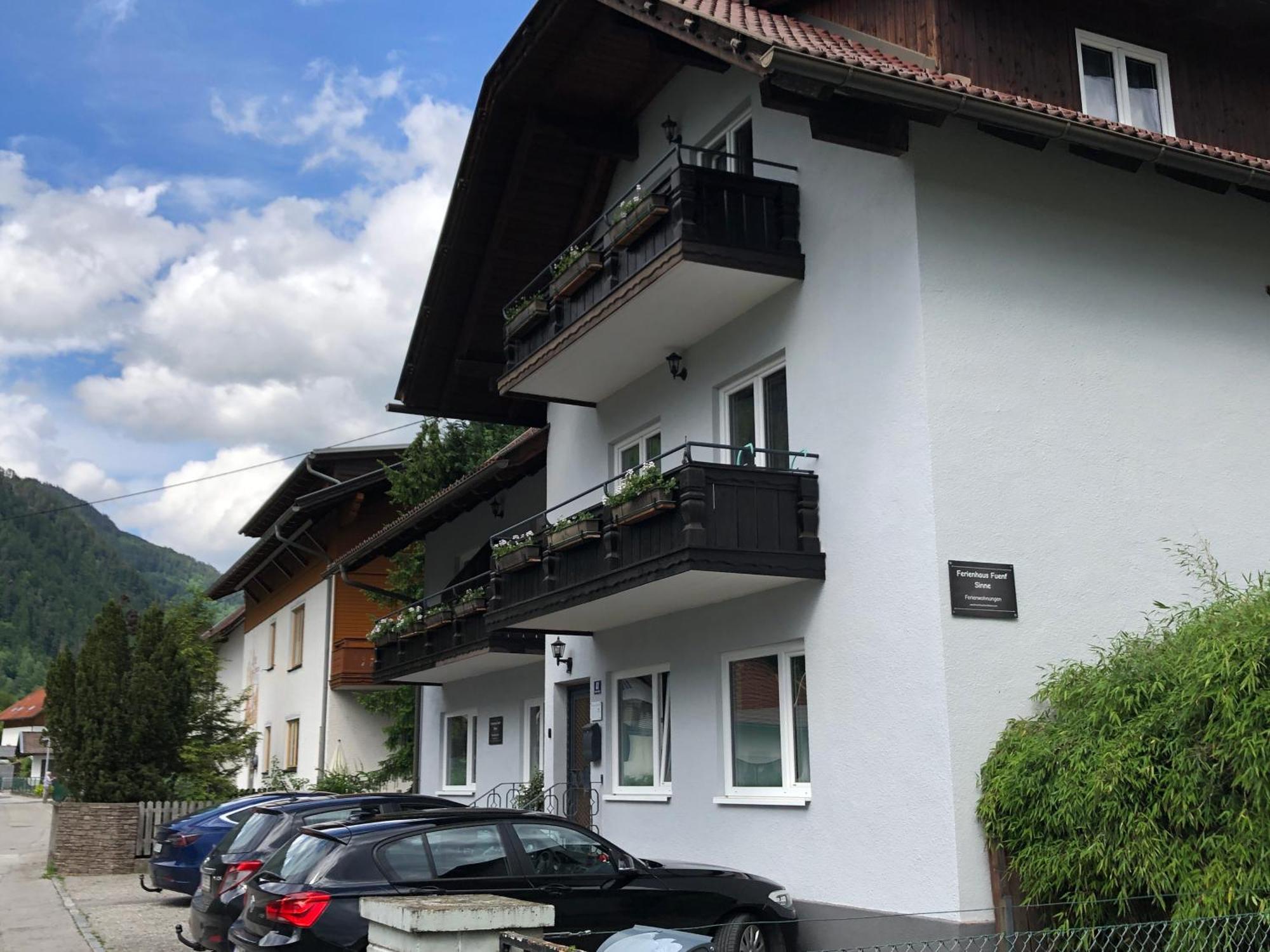 Appartement Brettljause Ferienhaus Fuenf Sinne デーブリアッハ エクステリア 写真